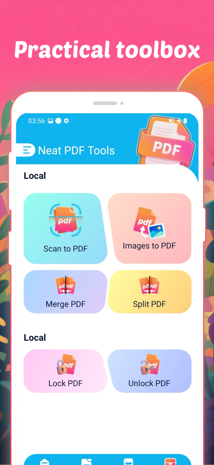 Neat PDF Tools Scan Interface