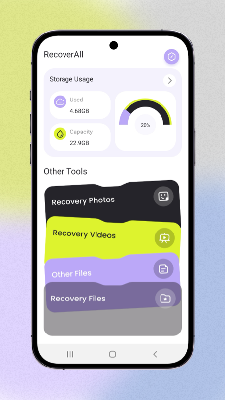 RecoverAll Scan Interface